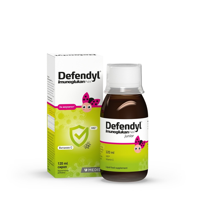 Дефендил-Имуноглюкан джуниър сироп, 120 мл
