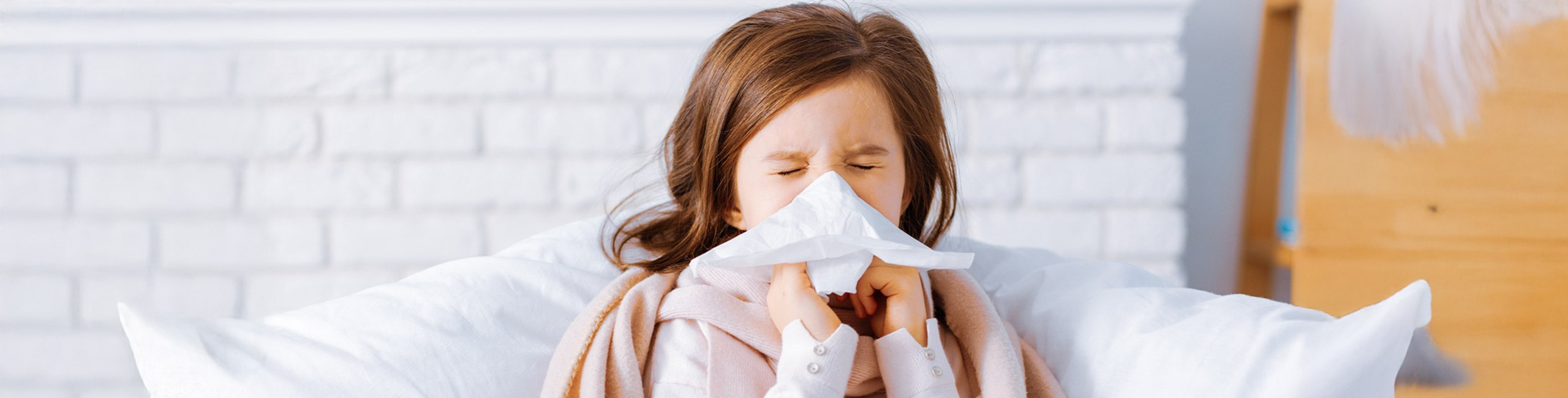 Децата и обикновената настинка.
