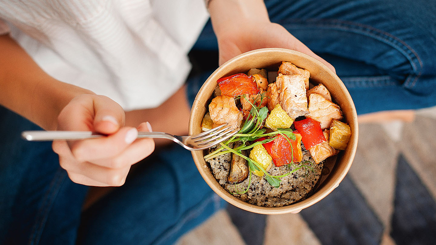 Здравословна храна, пълна с витамин C и цинк.